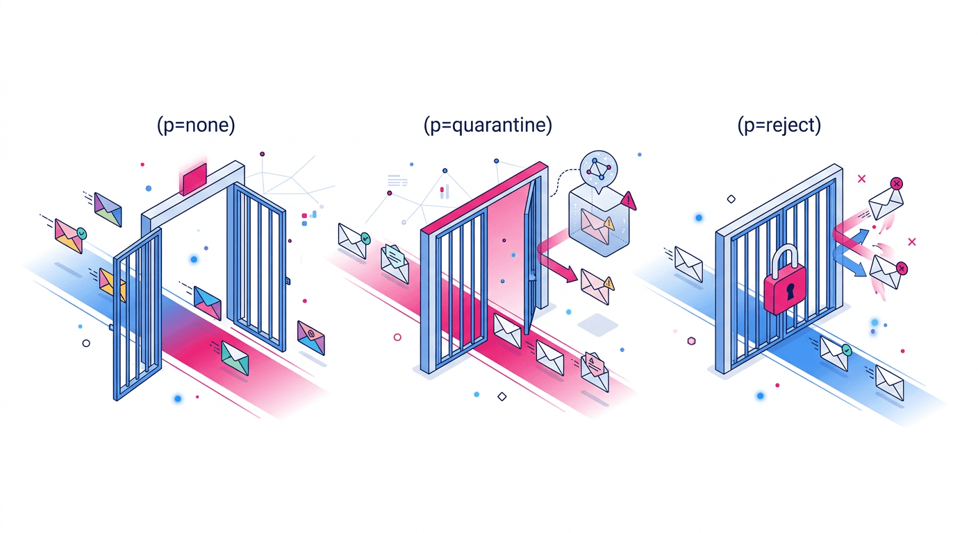 DMARC Enforcement: From p=none to p=reject Safely